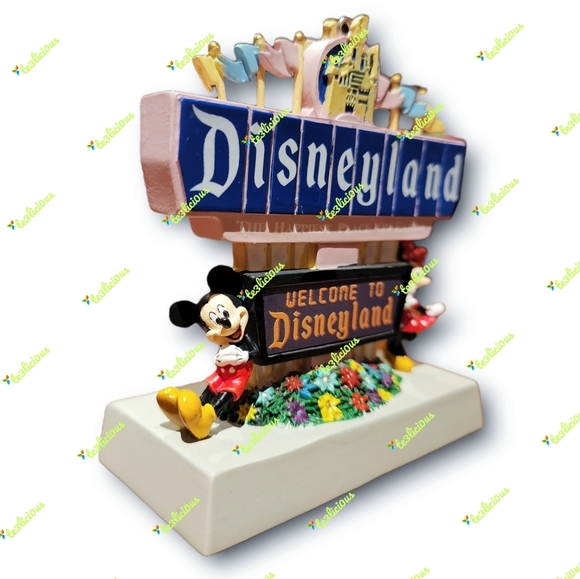 DISNEYLAND MICKEY MINNIE MARQUEE SIGN LIGHT UP ORNAMENT - Picture 5 of 8